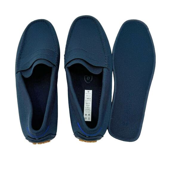 Rothy\'s The Driving Loafer Flat Comfortable Navy Blue Size M11.5 NWOT main image 7